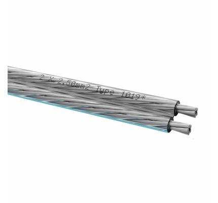 Oehlbach D1C1019 Silverline 25 2x2,50mm² Hoparlör Kablosu - 1Metre Oehlbach D1C1019 Silverline 25 2x2,50mm² Hoparlör Kablosu - 1Metre
